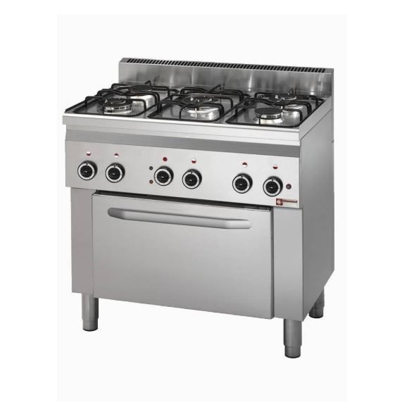 Diamond Stove 5 Burners Electric Oven 230v With Lighting