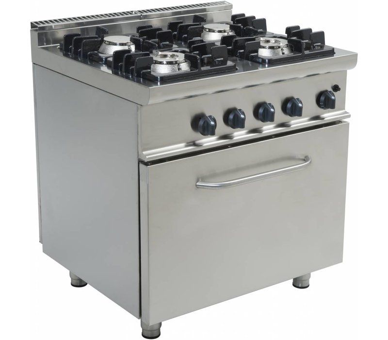 Saro Gas Stove With Four Burners Gas Oven 120 Liters Casta 2 X 4