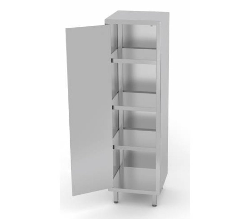 Xxlselect Stainless Steel Cabinet Swing Door 1 3 Shelves