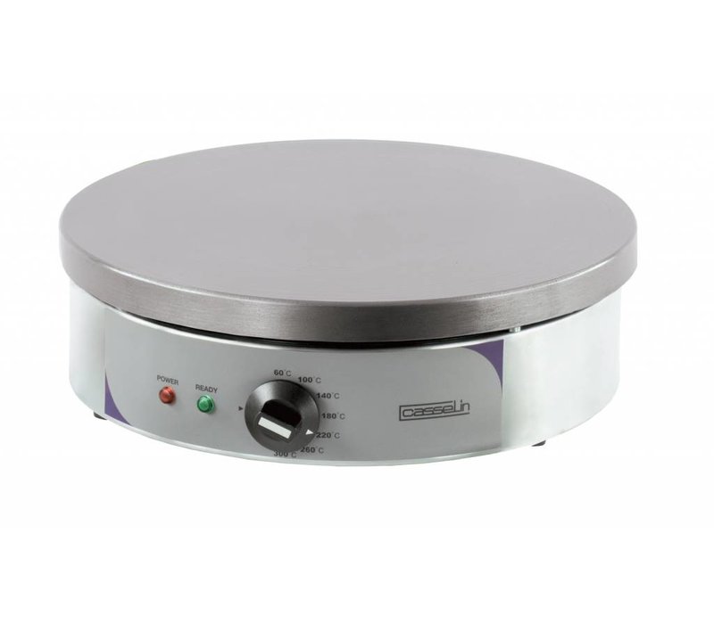 Crèpes Bakplaat RVS Rond Elektrisch Ø400mm