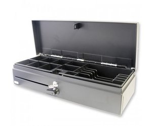 Xxlselect Cash Drawer Fliptop Black Manual 8 Coin 5 Bill