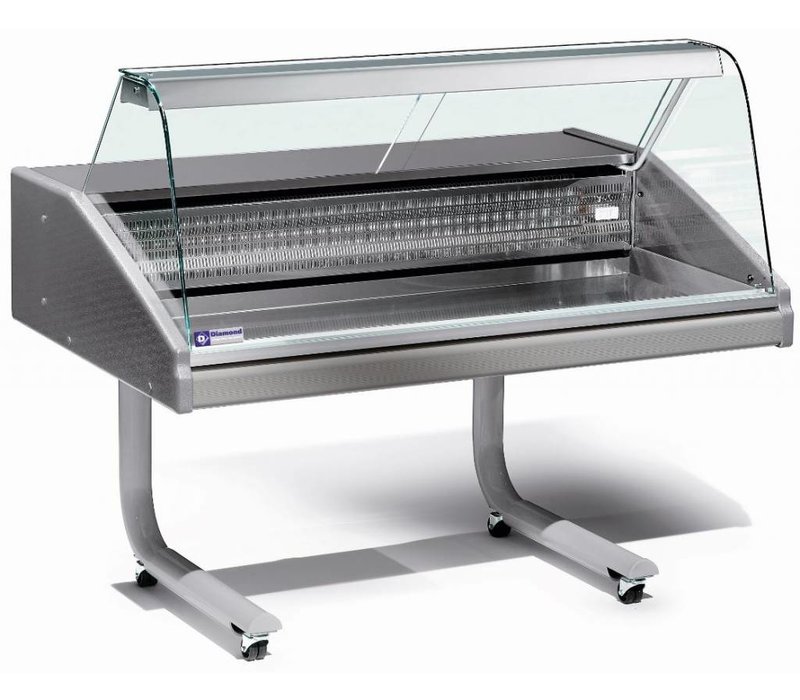 Diamond Counter Refrigerated Display Case Fish 0 2 Degrees