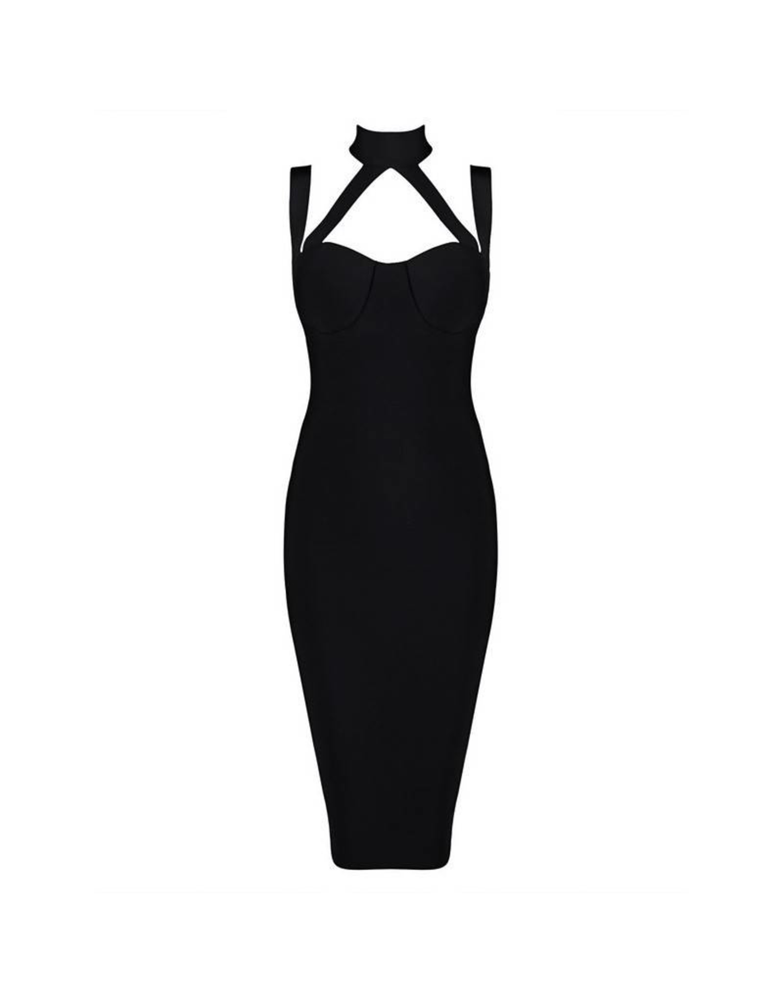 Love Shop Pray Halter strap party dress