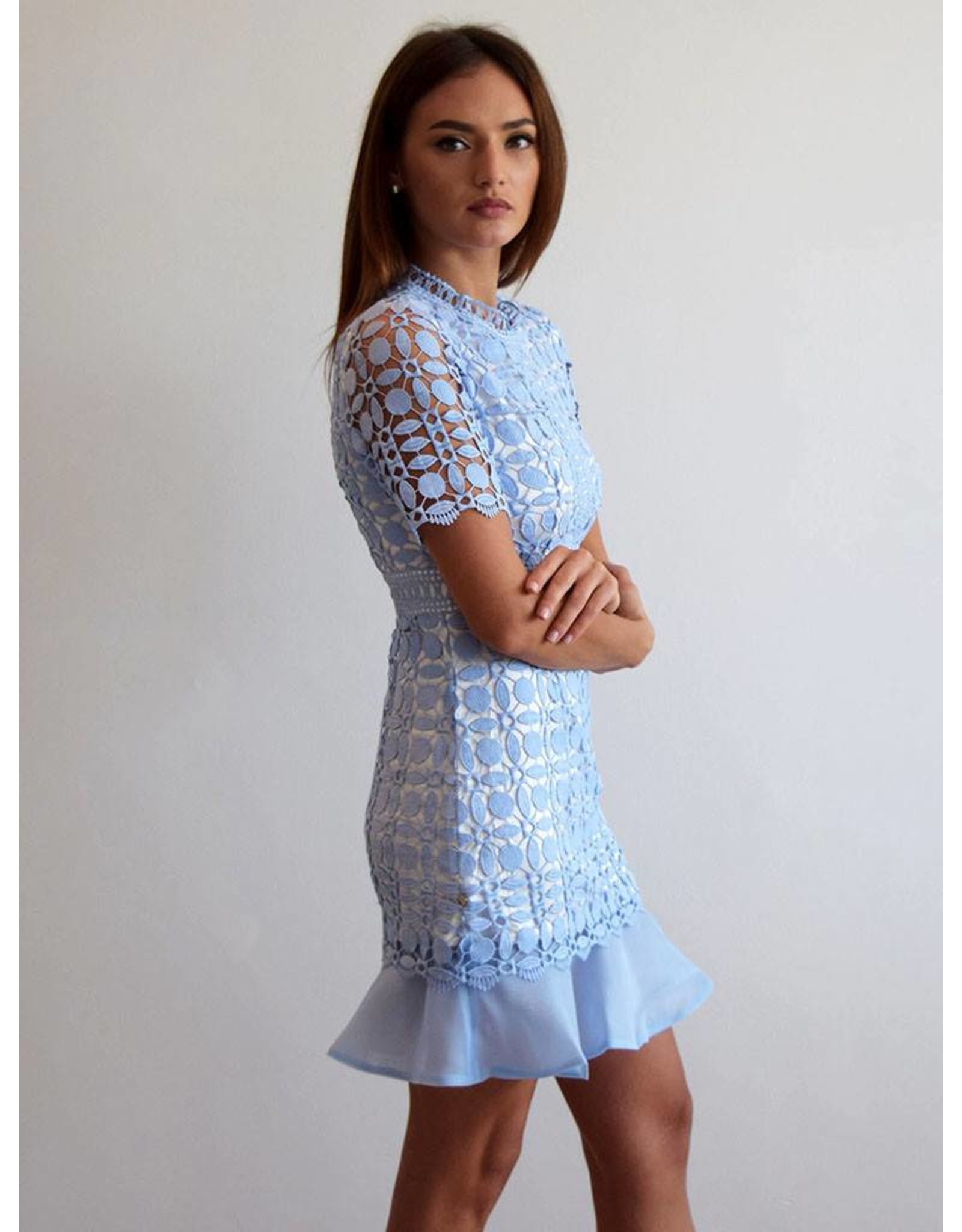 Love Shop Pray Mini lace dress