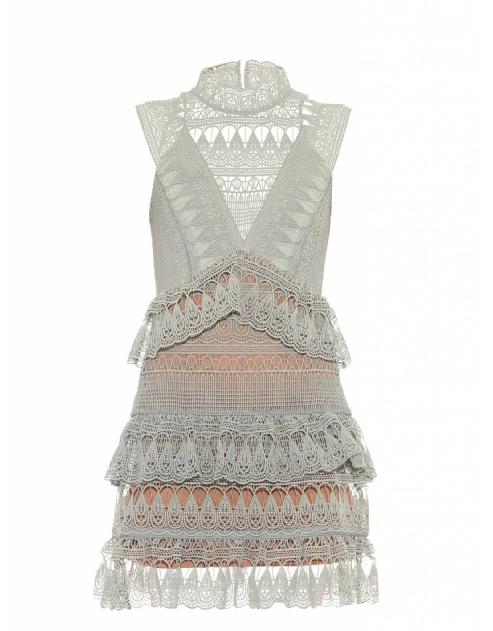 Love Shop Pray Teardrop lace dress