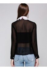 Love Shop Pray Chiffon Blouse