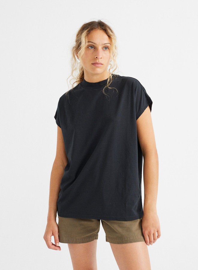 Thinking Mu | Volta T-shirt Black Biologisch katoen