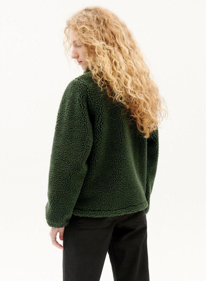 Thinking Mu | Sophie Jacket Dark Green Recycled Polyester