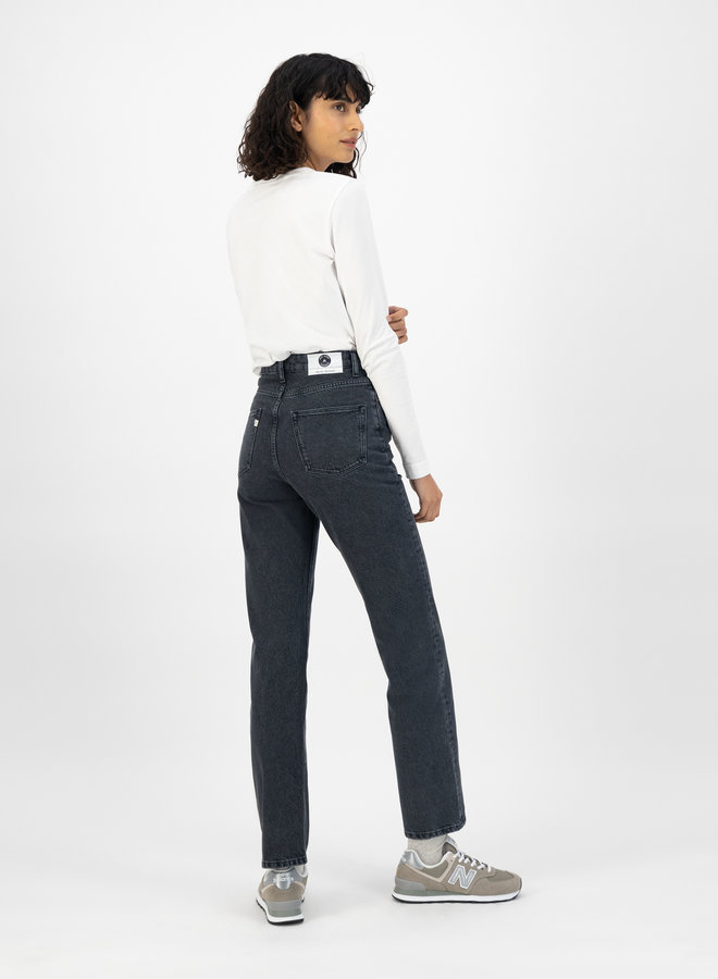 Mud Jeans | Relax Rose Jeans Used Black Organic Cotton