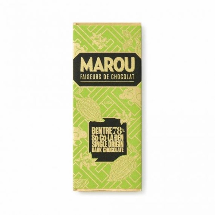 Marou Chocolate Ben Tre 78% - Marou Vietnamese Chocolate - 80g