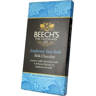 Beech's Fine Chocolates Milk Chocolate Anglesey Sea Salt Bar - Beech's - 60g