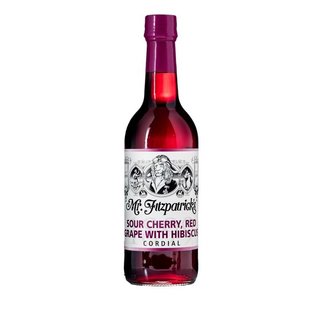 Mr Fitzpatrick's Vintage Cordials Sour Cherry, Grape and Hibiscus - Mr Fitzpatrick's - 500ml