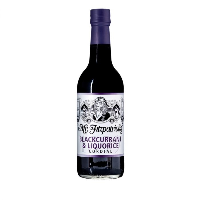 Mr Fitzpatrick's Vintage Cordials Blackcurrant & Liquorice - Mr Fitzpatrick's - 500ml