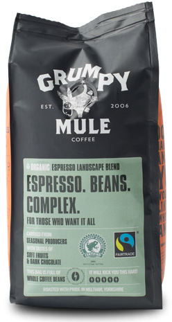 Grumpy Mule Coffee BEANS Organic Espresso - Grumpy Mule - 227g
