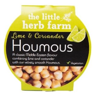 The Little Herb Farm Little Herb Farm - Lime & Coriander Houmous - 200g