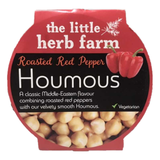 The Little Herb Farm Little Herb Farm - Roasted Red Pepper Houmous - 200g