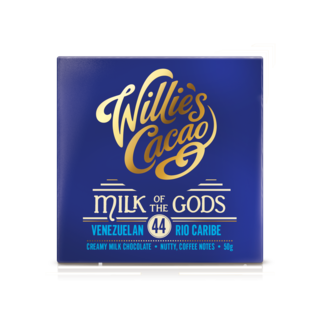 Willie's Cacao Milk of the Gods Rio Caribe 44 Creamy Milk Chocolate  -  Willie's Cacao  - 50g