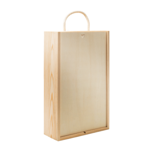 Gift Bags, Boxes & Cards Wooden Box for 2 Bottles