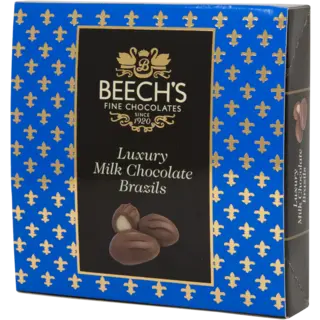 Beech's Fine Chocolates Luxury Milk Chocolate Brazils - Beech's 90g