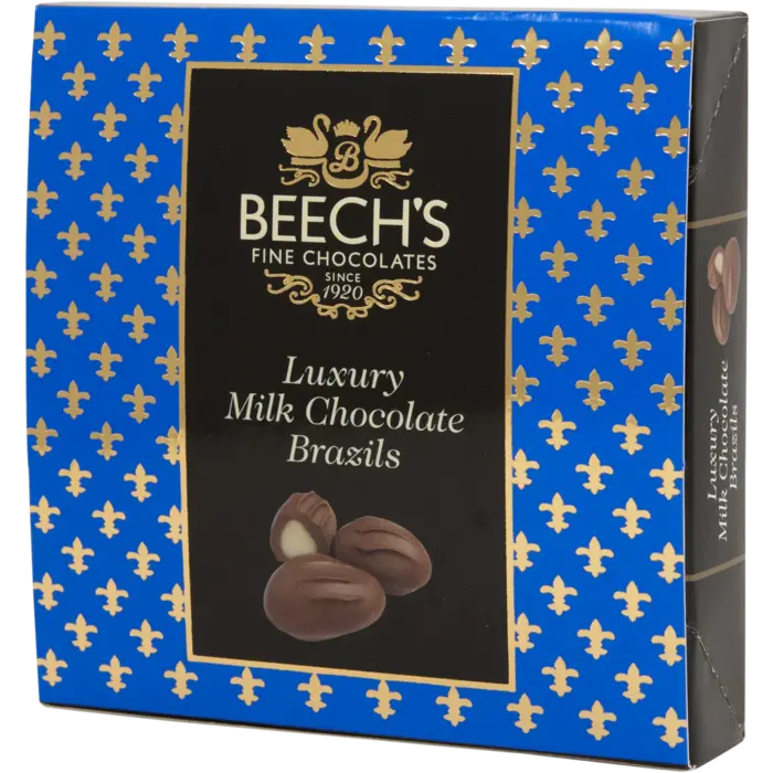 Beech's Fine Chocolates Luxury Milk Chocolate Brazils - Beech's 90g