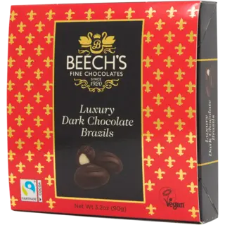 Beech's Fine Chocolates Luxury Dark Chocolate Brazils - Beech's 90g