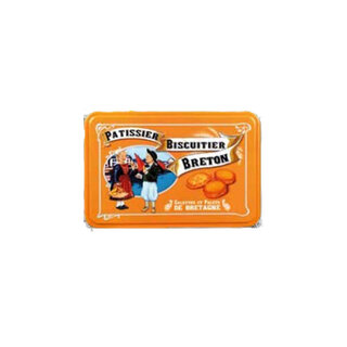Orange Tin - Les Galettes Bretonnes - La Trinitaine Biscuits - 300g