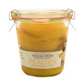 Wooden Spoon Peaches with Brandy Rimless Kilner Jar - The Wooden Spoon - 300g
