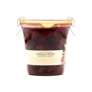 Raspberries with Rum Rimless Kilner Jar - The Wooden Spoon - 300g