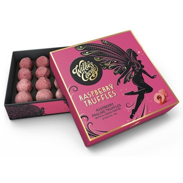 Willie's Cacao Raspberry Praline Truffles - Willie's Cacoa - 110g