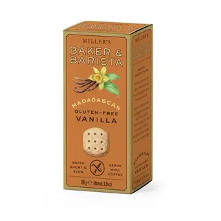 Miller's GF - Madagascan Vanilla Biscuits  Gluten Free -  Baker & Barista - Miller's - 110g