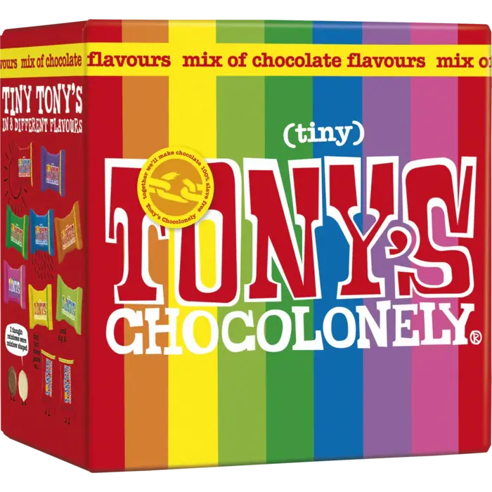 Tony's Chocolonely Tiny Tony's Chocolonely Rainbow Box - Tony's Chocolonely - 180g