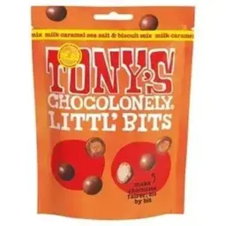 Tony's Chocolonely Milk  Chocolate Caramel Sea Salt & Biscuit Bits Mix - Tony's Chocolonely 100g
