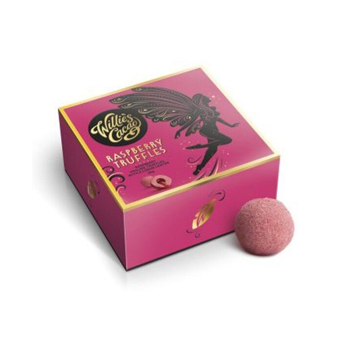 Willie's Cacao Raspberry Praline Truffles -  Willie's Cacao  - 35g