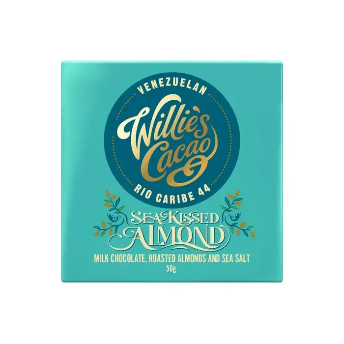 Willie's Cacao Sea Kissed Almond - Milk Chocolate -  Willie's Cacao  - 50g