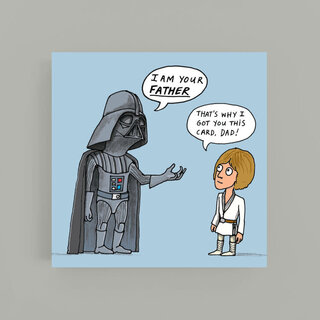 Cardinky I Am Your Father  - Greetings Cards - Cardinky