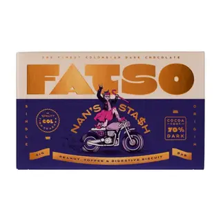 Fatso Nan's Stash - Peanut, Toffee, Digestive Biscuit - FATSO - 150g