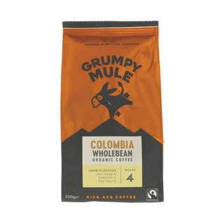 Grumpy Mule Coffee BEANS Organic Colombia - Grumpy Mule - 200g