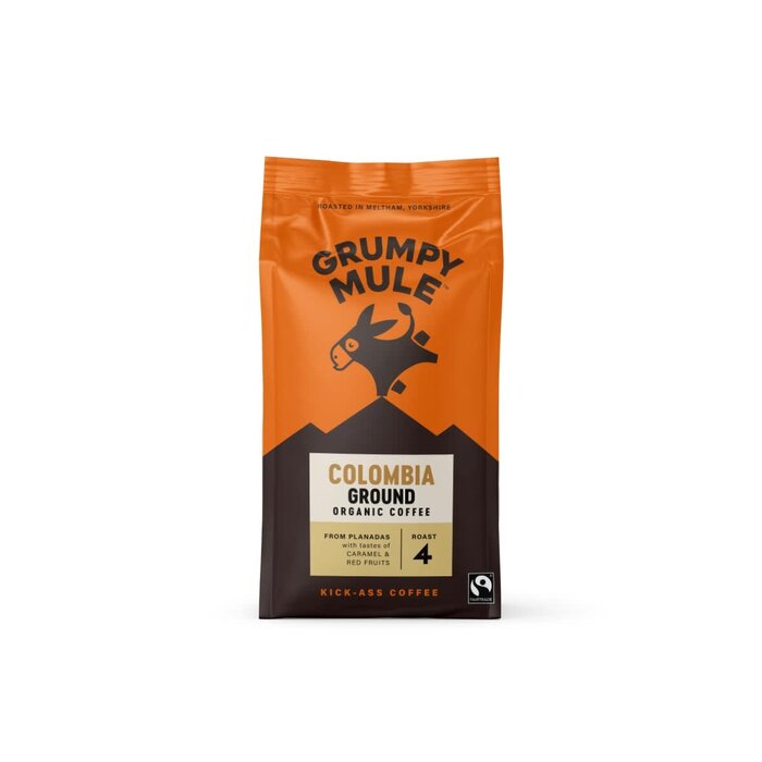 Grumpy Mule Coffee GROUND Organic Colombia - Grumpy Mule - 200g