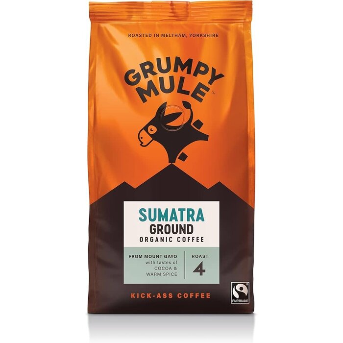 Grumpy Mule Coffee GROUND - Organic Sumatra - Grumpy Mule - 200g