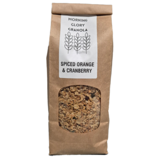 Morning Glory Granola Spiced Orange & Cranberry - Morning Glory Granola - 400g