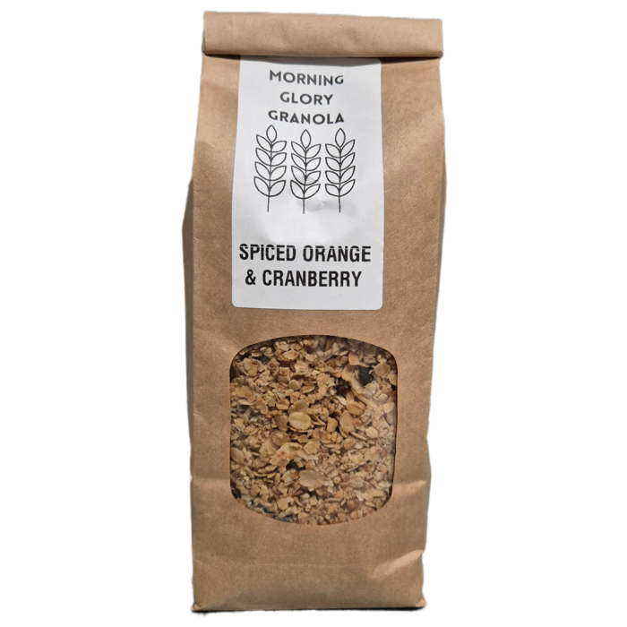 Morning Glory Granola Spiced Orange & Cranberry - Morning Glory Granola - 400g