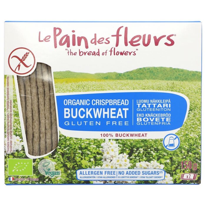 Le Pain des Fleurs Organic Crispbread Buckwheat - Le Pain des Fleurs- 150g