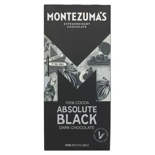 Montezuma Montezuma's Absolute Black - 100% Cocoa Solids - 90g