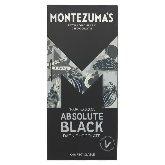 Montezuma Montezuma's Absolute Black - 100% Cocoa Solids - 90g