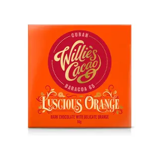 Willie's Cacao Luscious Orange with Cuban 65 Dark Chocolate -  Willie's Cacao  - 50g
