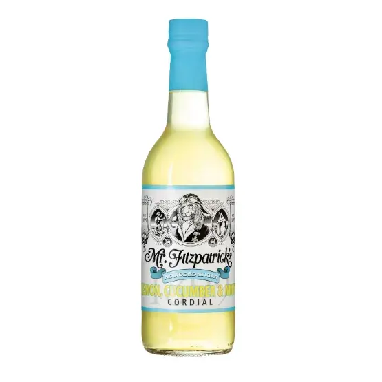 Mr Fitzpatrick's Vintage Cordials Lemon, Cucumber & Mint Cordial - No Added Sugar - Mr Fitzpatrick's - 500ml