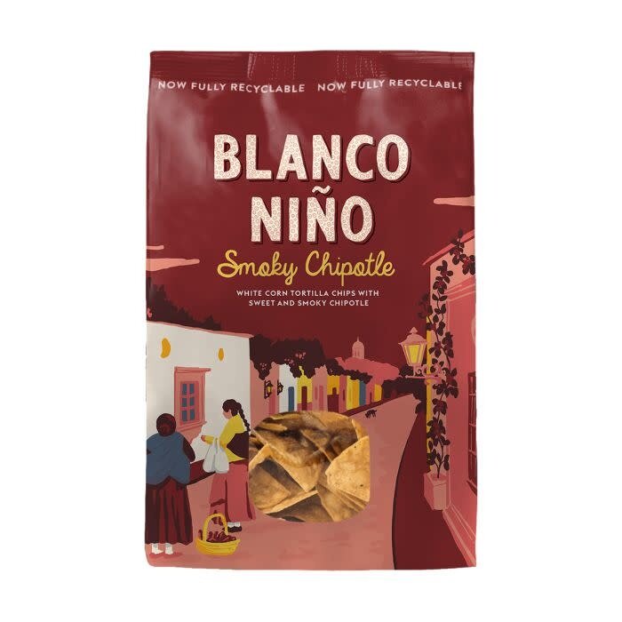 Blanco Nino Smoky Chipotle  Authentic Tortillas Chips - Blanco Nino - 170g