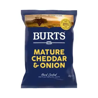 Burts Burts Chips Mature Cheddar & Onion - 40g