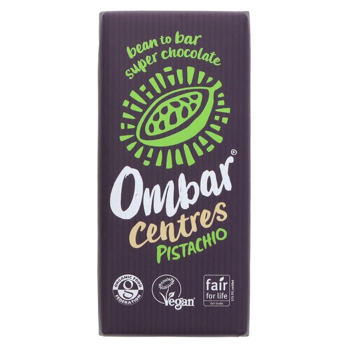 Ombar Ombar Chocolate Pistachio Bar 60% Cacao - 70g