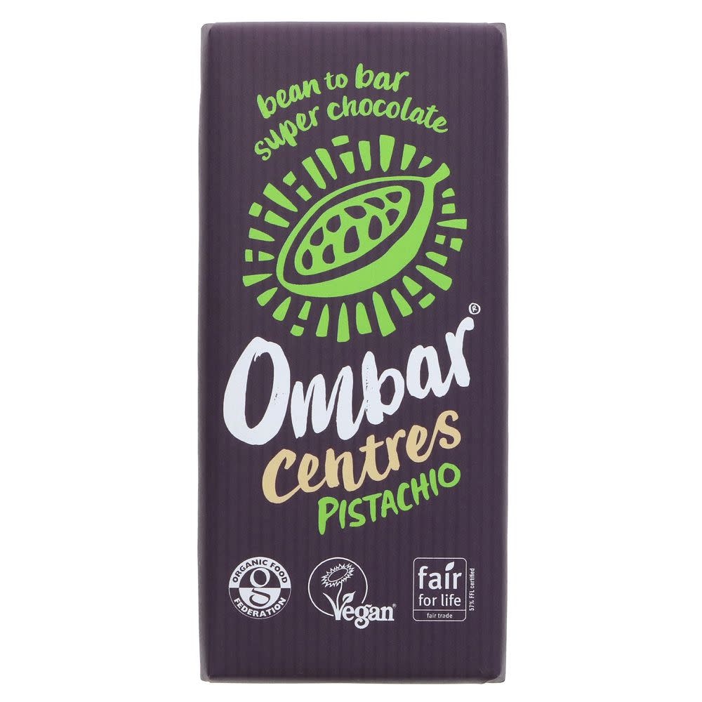 Ombar Ombar Chocolate Pistachio Bar 60% Cacao - 70g